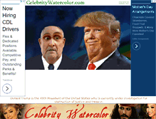 Tablet Screenshot of celebritywatercolor.com